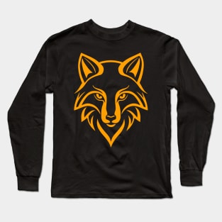 Enchanting Fox Head Long Sleeve T-Shirt